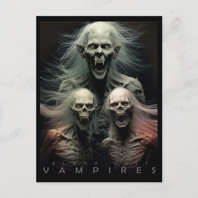 Cartão Postal Blood Lust - Vampires Postcard (Frente)