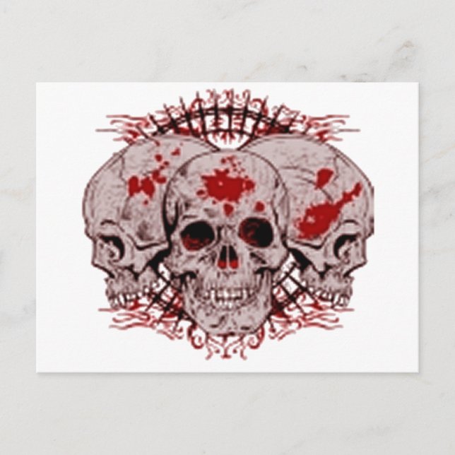 Cartão Postal Bloody Hell (Frente)