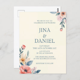 Cartão Postal Bloom Blushing