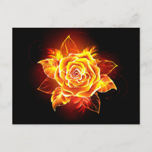 Cartão Postal Blooming Fire Rosa