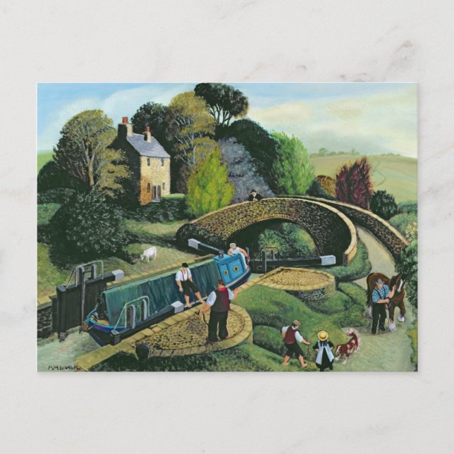 Cartão Postal Bloqueando (Frente)