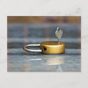 Cartão Postal Bloquear e Chave Foto