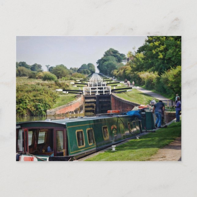 Cartão Postal Bloqueios do Canal (Frente)