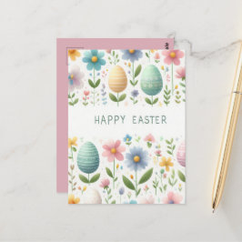 Cartão Postal Blossomas do felz pascoa