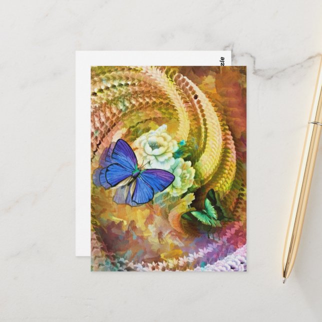 Cartão postal Blossoms (Frente/Verso In Situ)