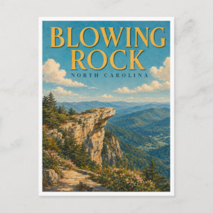 Cartão Postal Blowing Rock Carolina do Norte Blowing Rock GeoSag