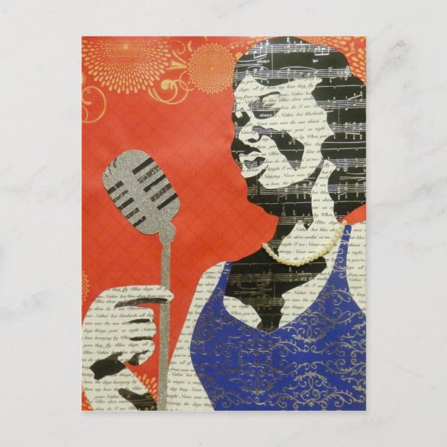 Cartão Postal Blue Birds Song (Frente)