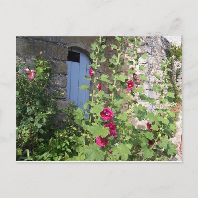Cartão Postal Blue door Provence postcard (Frente)