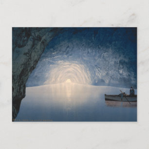 Cartão Postal Blue Grotto, Ilha de Capri, Campânia, Itália