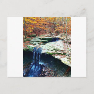 Cartão Postal Blue Hen Falls Cuyahoga National Park Ohio