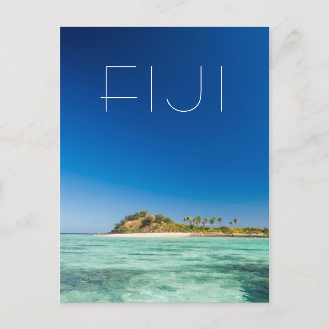 Cartão Postal Blue Lagoon Seascape (Ilhas Fiji) (Frente)