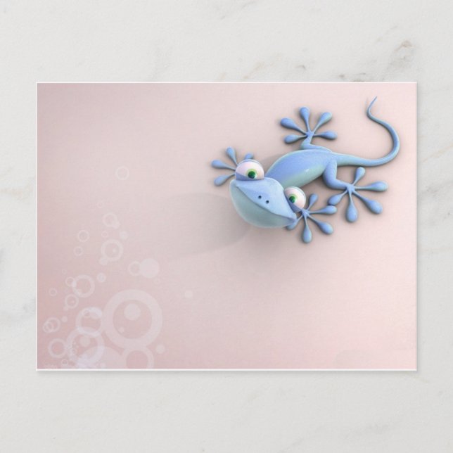 Cartão Postal Blue Lizzard (Frente)