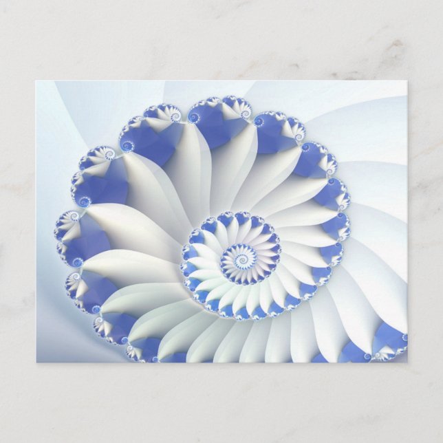 Cartão Postal Blue Nautilus (Frente)