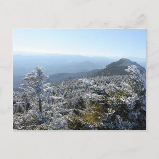 Cartão Postal Blue Ridge Mounts Winter