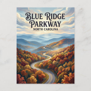 Cartão Postal Blue Ridge Parkway EUA