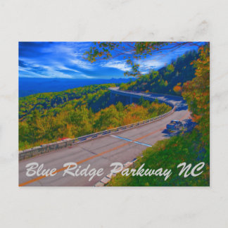Cartão Postal Blue Ridge Parkway NC