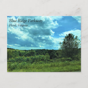 Cartão Postal Blue Ridge Parkway perto de Floyd, Virginia Postca