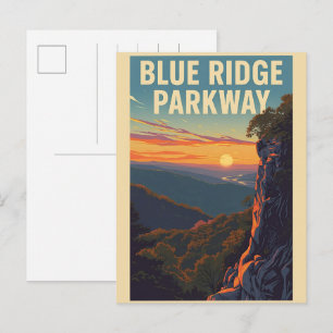 Cartão Postal   Blue Ridge Parkway Scenic Byway Virgínia Norte C