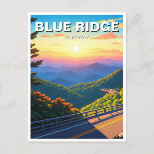 Cartão Postal Blue Ridge Parkway Souvenir