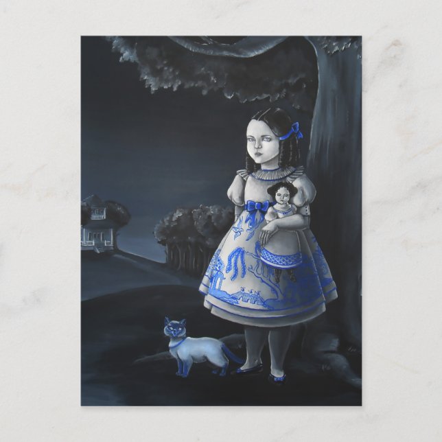 Cartão Postal Blue Willow (Frente)