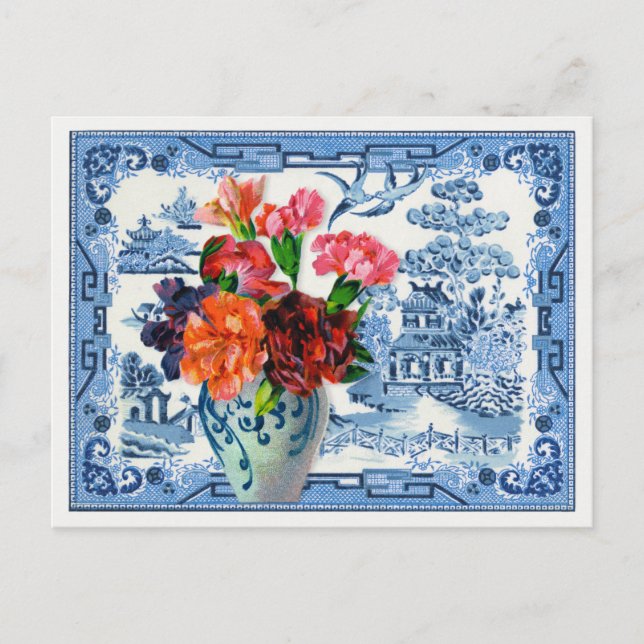 Cartão postal Blue Willow Greetings (Frente)