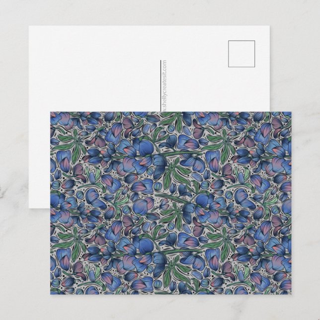 Cartão postal Bluebonnet (Frente/Verso)