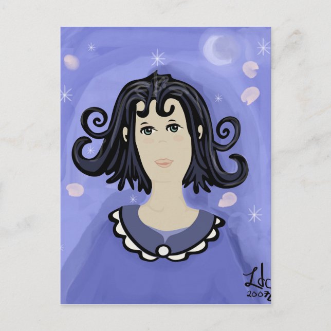 Cartão Postal Blues no Cartão-postal noturno (Frente)