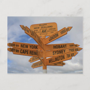 Cartão Postal Bluff, Nova Zelândia