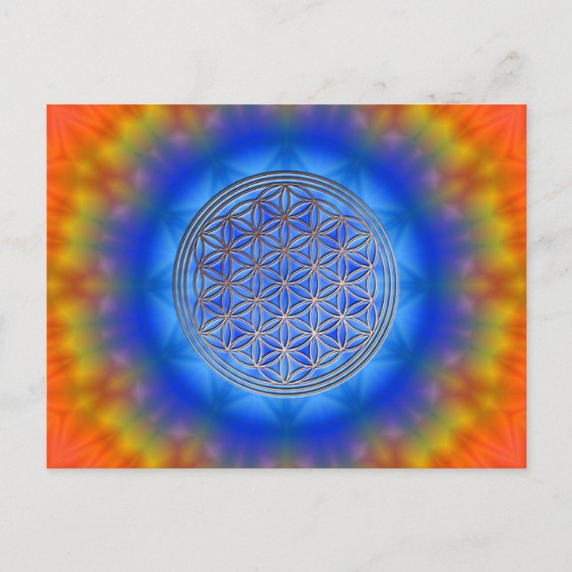 Cartão Postal Blume des Lebens Motivo 14 (Frente)
