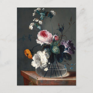 Cartão Postal Blumenstillleben por Johann Baptist Drechsler