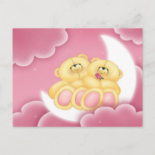 Cartão Postal Boa noite Bears! Cartão-postal do Urso da Boa Noit