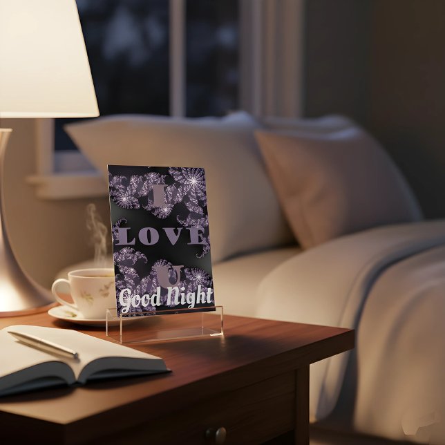 Cartão Postal Boa Noite Eu Te Amo Tenha uma Abençoada e Boa Noit (End your nice day with love. 🌙 A soulful better midnight bloom for your bedside. #AchempongNights)