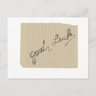 Cartão Postal boa sorte