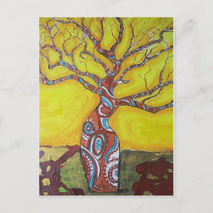 Cartão Postal Boab tree Bright