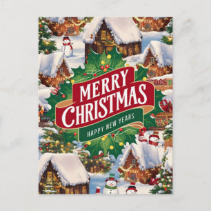 Cartão Postal Boas saudações de Natal