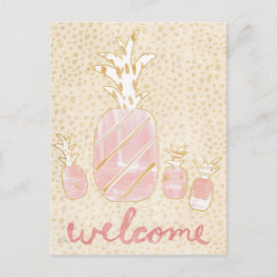 Cartão Postal Boas-vindas ao Abacaxi