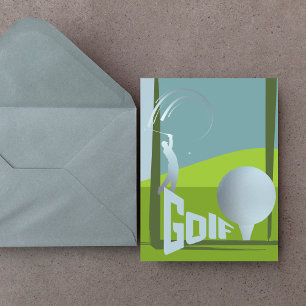 Cartão Postal Boas-vindas do Golfe