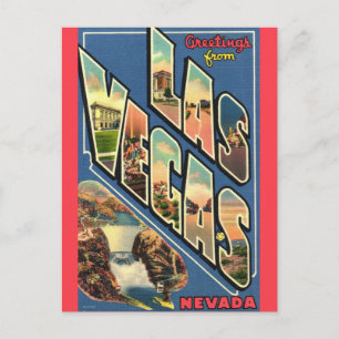 Cartão Postal Boas-vindas Las Vegas Nevada