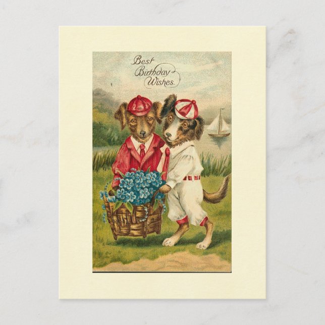 Cartão Postal Boas Vontades de Aniversário (Frente)