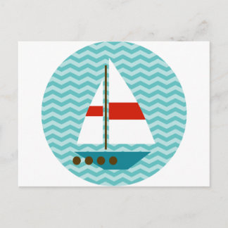 Cartão Postal Boat