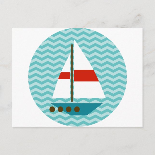 Cartão Postal Boat (Frente)