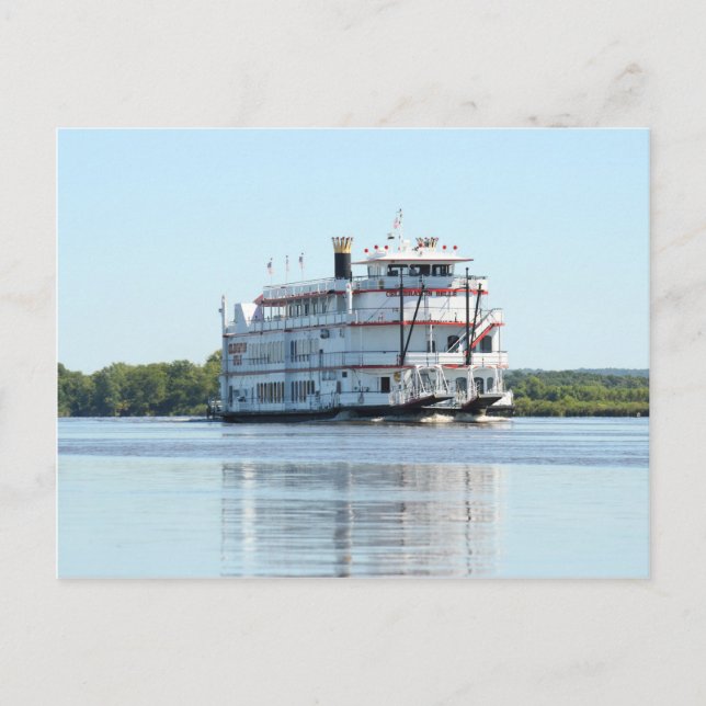 Cartão Postal Boat de remo (Frente)