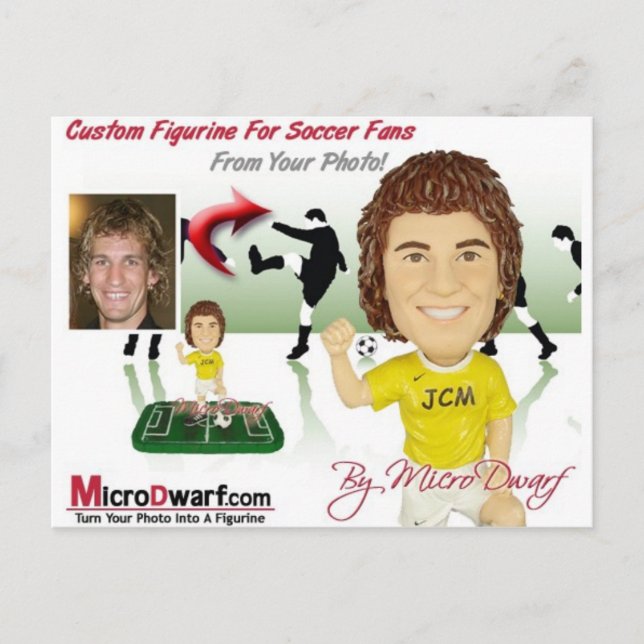 Cartão Postal Bobbleheads Bobblehead Bobble as cabeças (Frente)