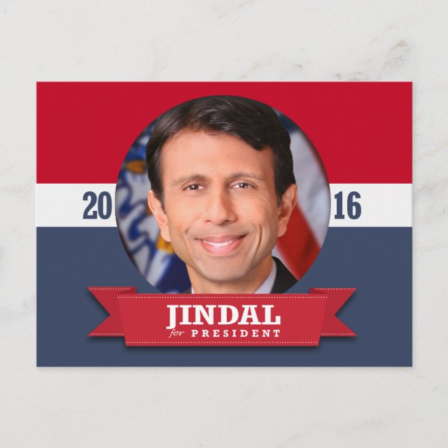CARTÃO POSTAL BOBBY JINDAL 2016 (Frente)