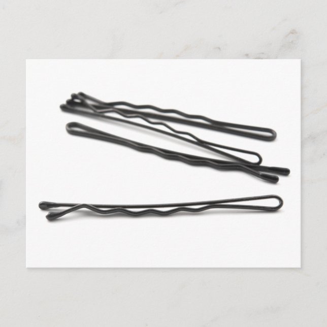 Cartão Postal Bobby pins (Frente)
