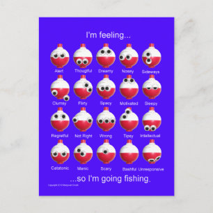 Cartão Postal Bobinas De Pesca, Modos De Pesca Engraçados, Emoçõ