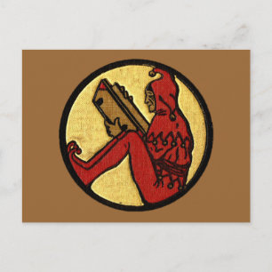 Cartão Postal Bobo Leitor