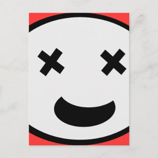Cartão Postal Bobo X Olhos Oval Face