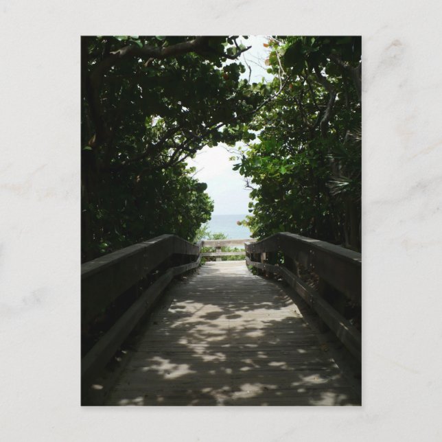 Cartão Postal Boca Beach Boardwalk (Frente)