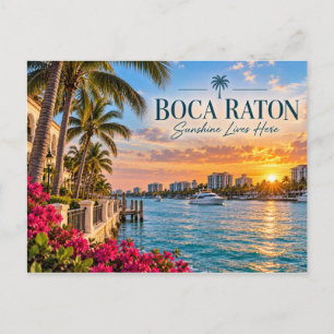 Cartão Postal Boca Raton Flórida